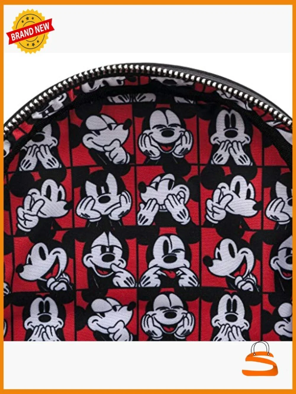 Quilted Cosplay Mini Backpack Faux Leather Daypack
